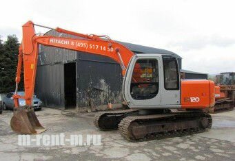 Аренда мини экскаватора Hitachi EX 120