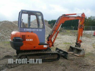 Аренда мини экскаватора Hitachi EX 30
